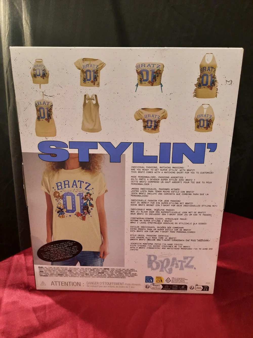 Bratz Sasha Stylin' Fashion Collectors Doll With Accessories And Tshirt